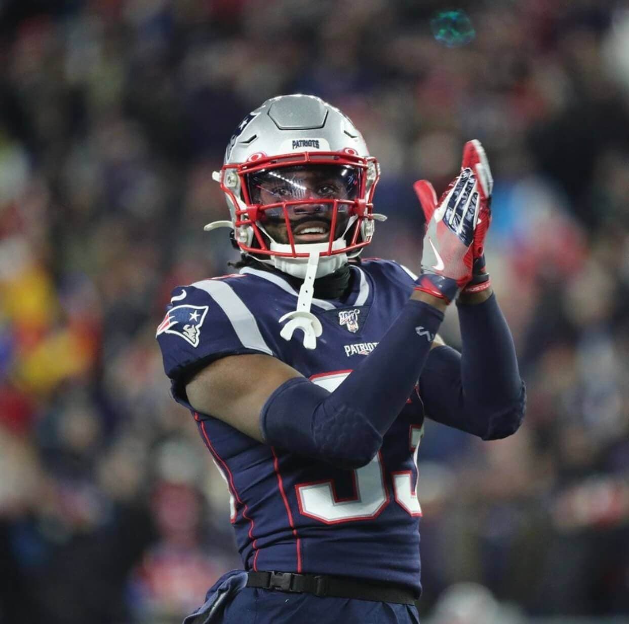 Joejuan Williams #33 is part of the team New England Patriots