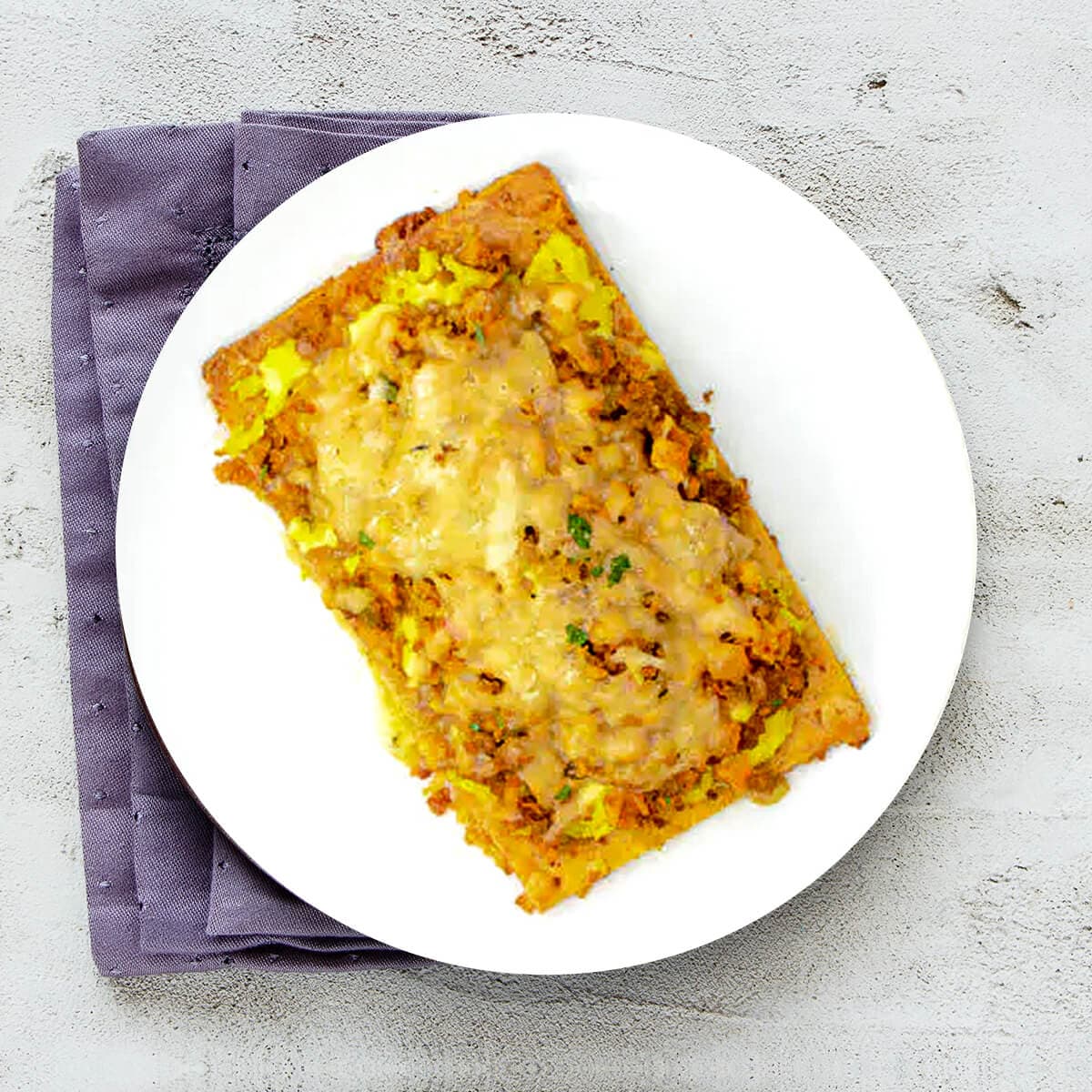 Sausage and Egg Breakfast Flatbread