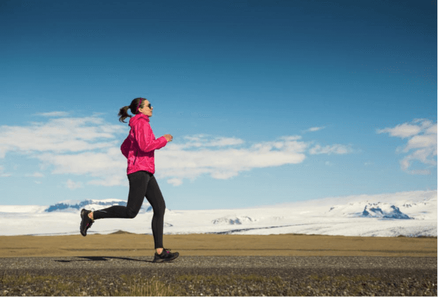 Woman running