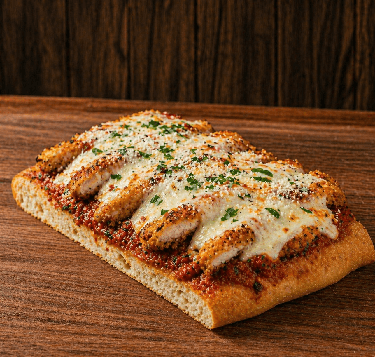 Crispy Chicken Parm Flatbread