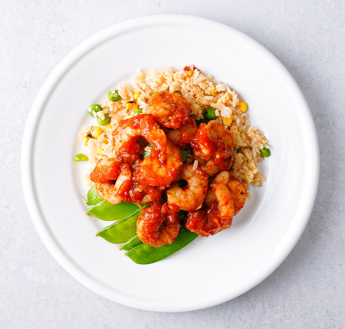 Sweet Chili Shrimp Fried Rice 
