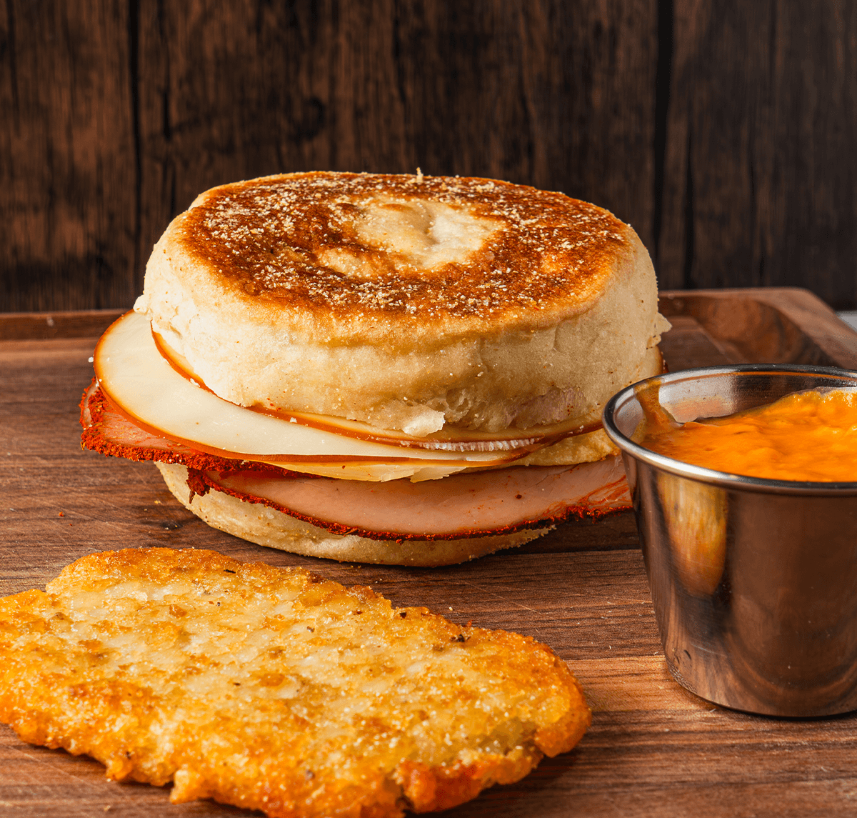 Ham, Egg & Cheese Sandwich 