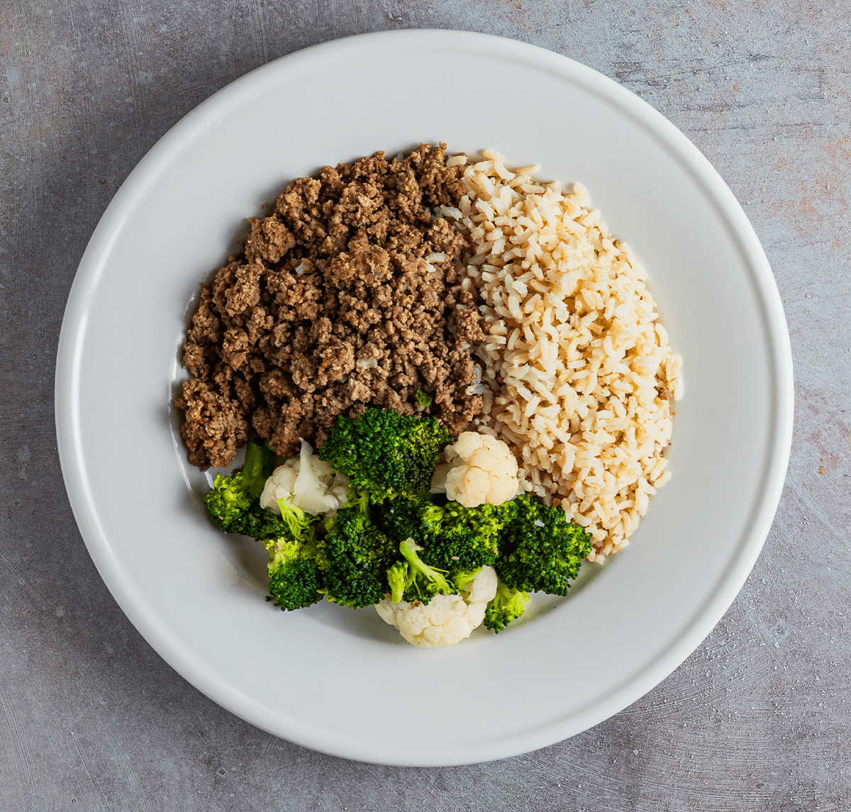 Simple Ground Sirloin Beef with Vegetables
