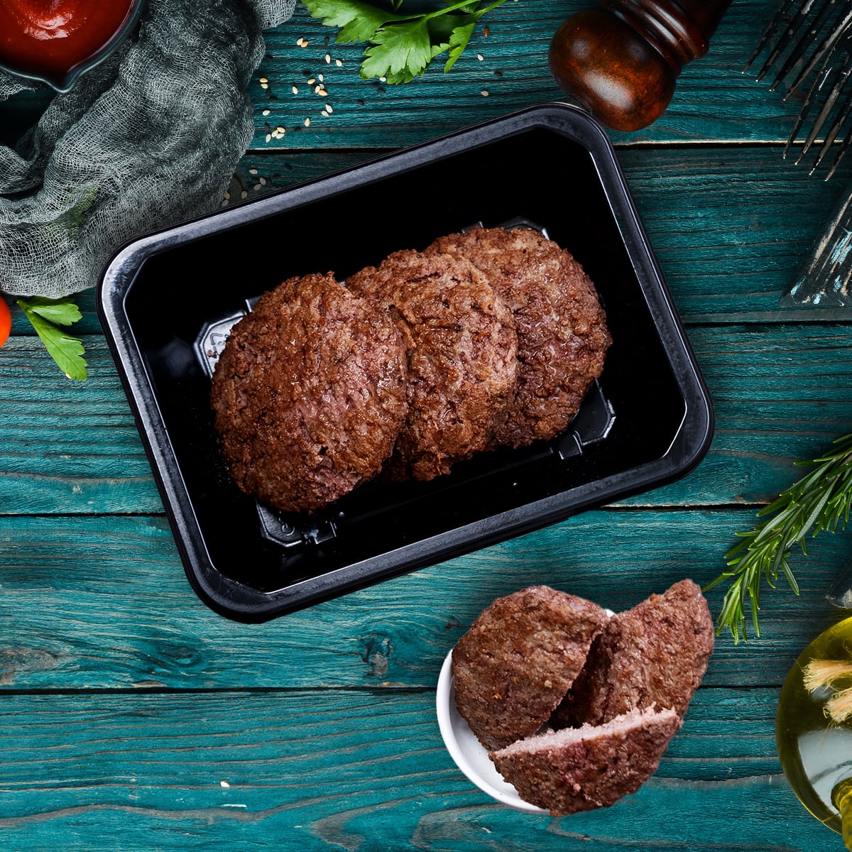 Bulk Beef Burgers