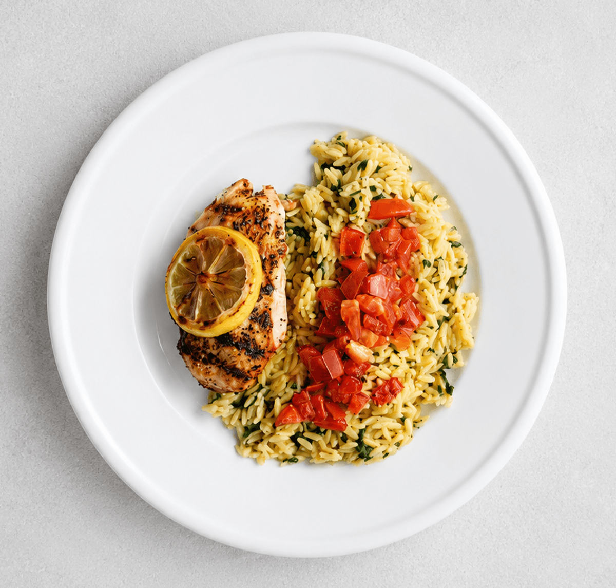 Lemon Chicken Orzo