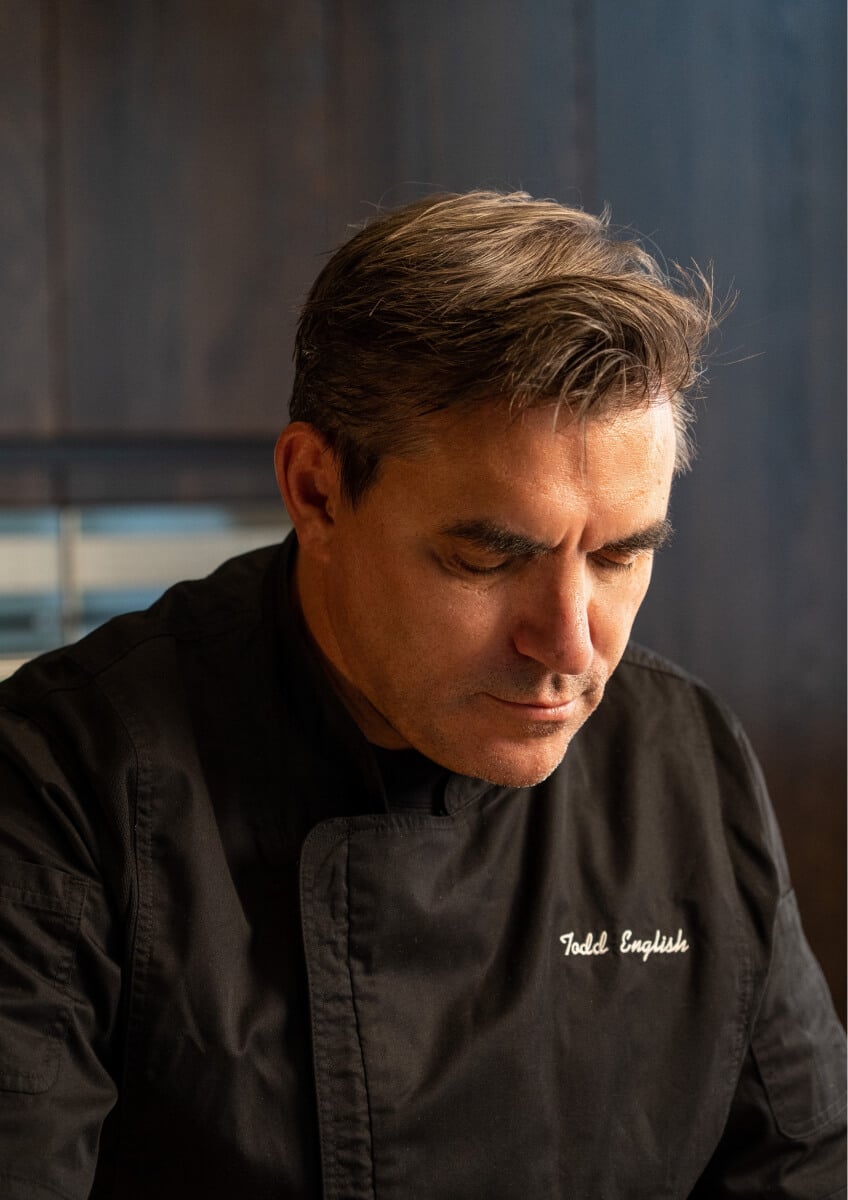 Todd English is cooking