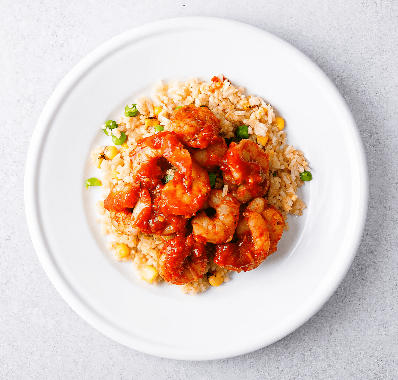 Sweet Chili Shrimp Fried Rice